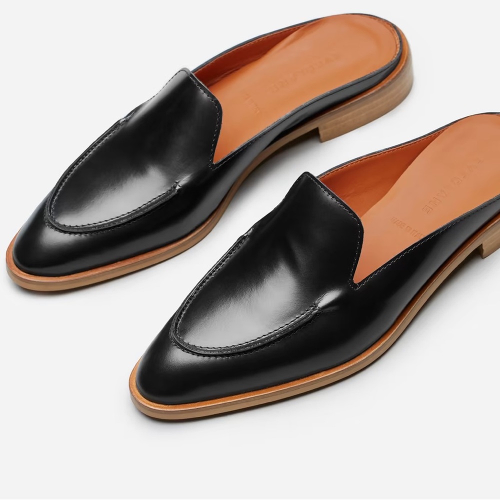 Everlane Black Leather Loafers
